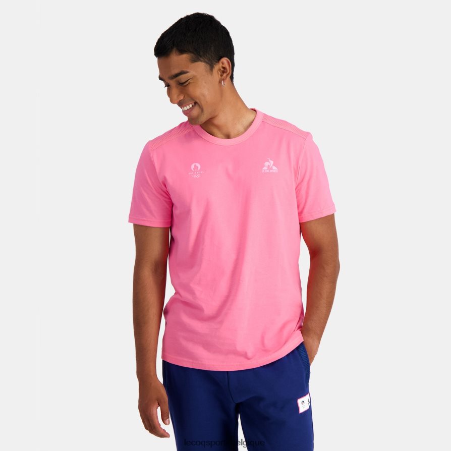 Le Coq Sportif v tements t shirt rose Hommes Z0B6Z6204 Z0B6Z6204